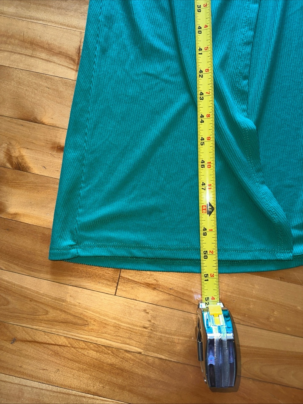 See You Monday Teal Green Wrap Maxi Dress - Picture 8 of 9